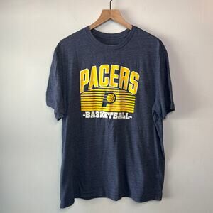 NBA Indiana Pacers Basketball Short Sleeve T-shirt Navy Blue Size X-Large